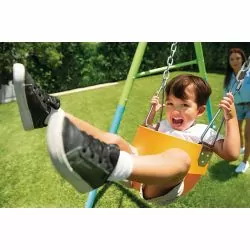 Portique Intex 2 en 1 Balançoire et siège bébé couleurs