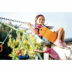 Portique Intex 3 agrès face a face et 2 balançoires couleurs