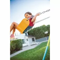 Portique Intex 3 agrès face a face et 2 balançoires couleurs