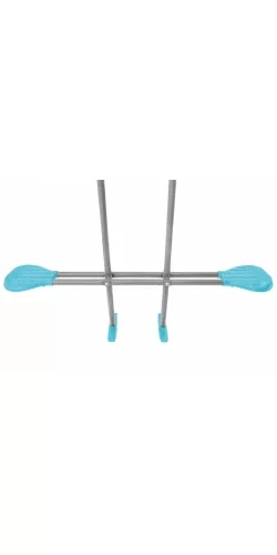 Portique Intex 5 agrès nid d'oiseau, face a face, anneaux, 2 balançoires et toboggan