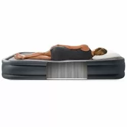 Matelas gonflable Deluxe Pillow Rest Raised électrique 1 pers