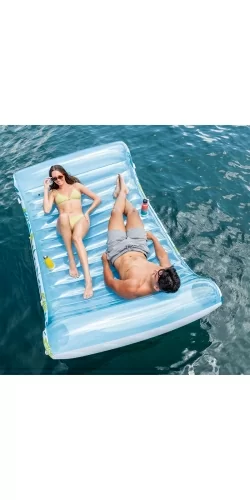 Hamac gonflable tropical Intex 2 places