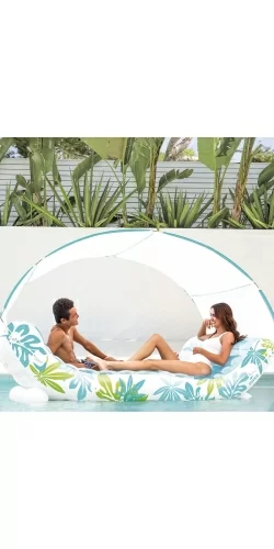 Hamac gonflable tropical Intex 2 places