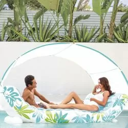 Hamac gonflable tropical Intex 2 places