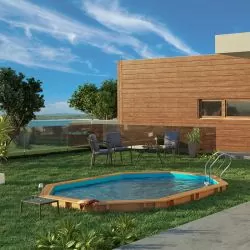 Piscine bois Bambu 5,35 x 3,35 x h1,30m