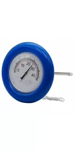 Thermometre rond flottant