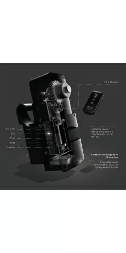 Motorisation CR50 pour enrouleur de bâche à bulles standard