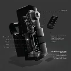 Motorisation CR50 pour enrouleur de bâche à bulles standard