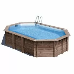 Piscine bois Macadamia 6,32 x 3,55 x h1,30 m