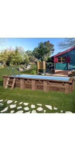 Piscine bois Mango 6,18 x 3,20 x h1,30m
