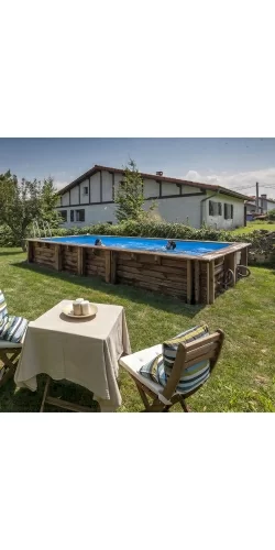 Piscine bois Mango 6,18 x 3,20 x h1,30m