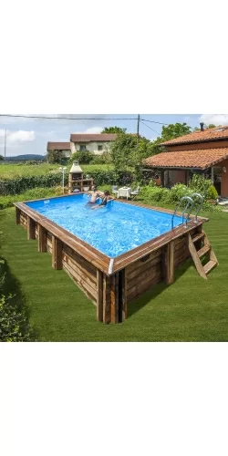 Piscine bois Mango 6,18 x 3,20 x h1,30m