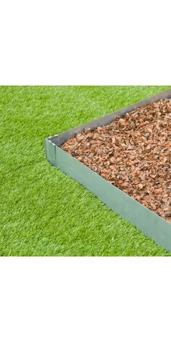 Bordure de jardin en acier galvanisé