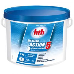 HTH Maxitab action 5 - chlore lent multiactions