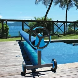 Enrouleur de bâches piscine enterrée Presto Alux