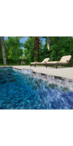 Liner piscine 85/100ème vernis Interline imprimé