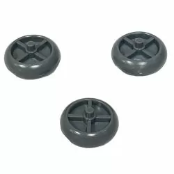 Lot de trois roues pour aspirateur Telsa 50 Kokido EV50