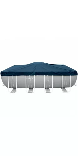 Bâche d'hivernage renforcée Intex pour piscine tubulaire rectangulaire