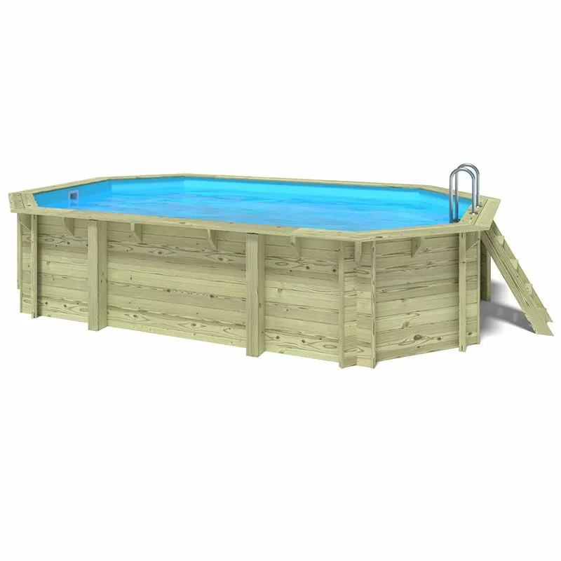 Piscine bois Altanka 5,86 x 3,86 x h1,20m Piscine bois Altanka 5,86 x 3,86 x h1,20m