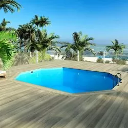 Piscine bois Altanka 6,53 x 4,41 x h1,42m
