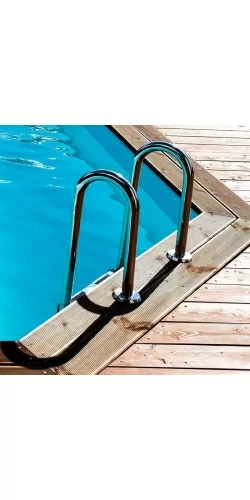 Piscine bois Altanka 6,53 x 4,41 x h1,42m
