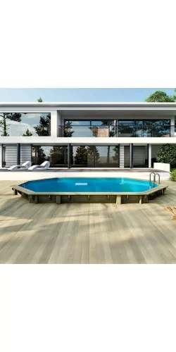 Piscine bois Altanka 6,57 x 4,07 x h1,20m