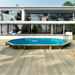 Piscine bois Altanka 6,57 x 4,07 x h1,20m
