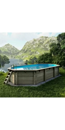 Piscine bois Altanka 7,57 x 4,07 x h1,31m