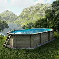 Piscine bois Altanka 7,57 x 4,07 x h1,31m