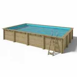 Piscine bois Altanka 8,20 x 5,20 x h1,45m