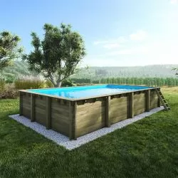 Piscine bois Altanka 8,20 x 5,20 x h1,45m