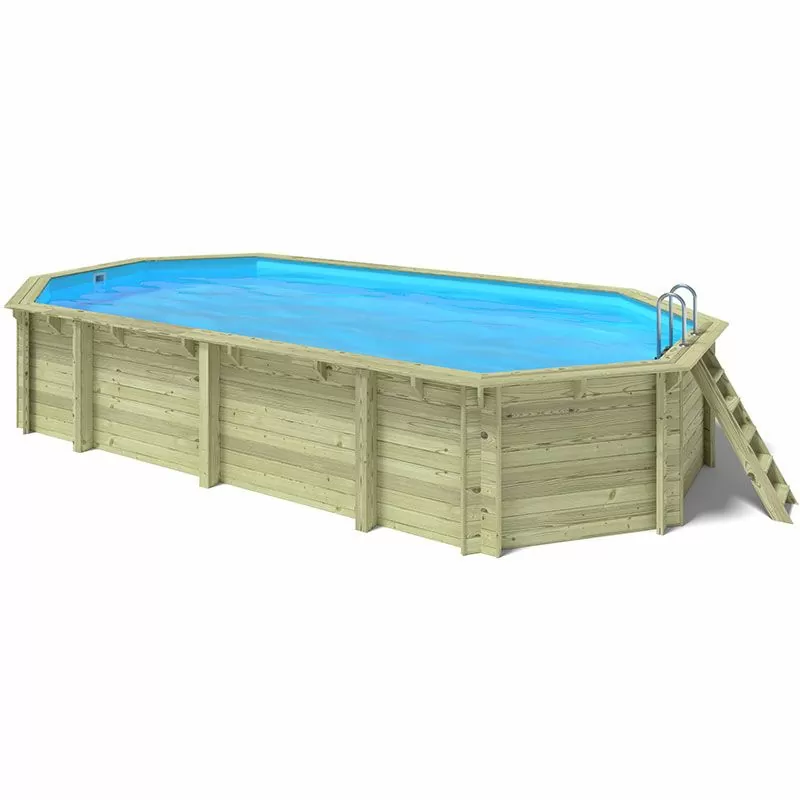 Piscine bois Altanka 8,57 x 4,57 x h1,45m Piscine bois Altanka 8,57 x 4,57 x h1,45m