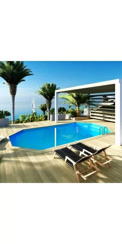 Piscine bois Altanka 8,57 x 4,57 x h1,45m