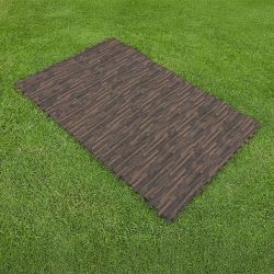 Dalle de protection de sol piscine Bestway effet bois (lot de 12)