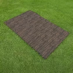 Dalle de protection de sol piscine Bestway effet bois (lot de 12)