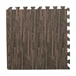 Dalle de protection de sol piscine Bestway effet bois (lot de 12)