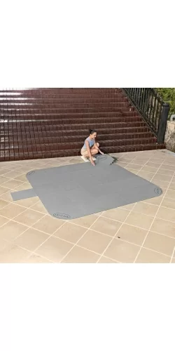 Tapis de sol Bestway Spa 1,96 x 1,96m avec tapis additionnel 46,4 x 36,3cm
