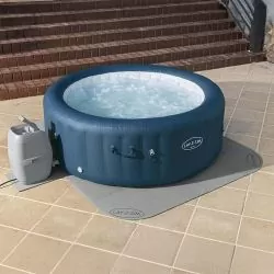 Tapis de sol Bestway Spa 1,96 x 1,96m avec tapis additionnel 46,4 x 36,3cm