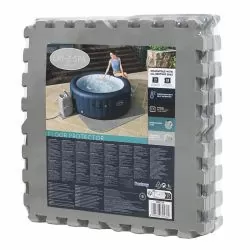 Tapis de sol Bestway Spa 1,96 x 1,96m avec tapis additionnel 46,4 x 36,3cm