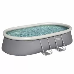 Piscine Bestway ovale Fast Set 4,88 x 3,05 x h1,07m Piscine Bestway ovale Fast Set 4,88 x 3,05 x h1,07m