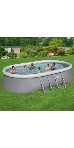 Piscine Bestway ovale Fast Set 4,88 x 3,05 x h1,07m