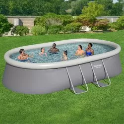 Piscine Bestway ovale Fast Set 4,88 x 3,05 x h1,07m Piscine Bestway ovale Fast Set 4,88 x 3,05 x h1,07m