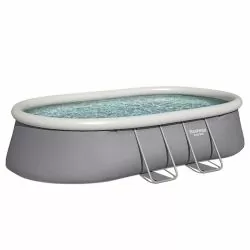 Piscine Bestway ovale Fast Set 4,88 x 3,05 x h1,07m Piscine Bestway ovale Fast Set 4,88 x 3,05 x h1,07m