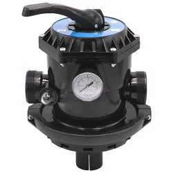 Vanne 6 voies Ubbink pour filtre à sable PoolFilter 400, 500, 600mm Vanne 6 voies Ubbink pour filtre à sable PoolFilter 400, 500, 600mm