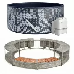 Kit Spa gonflable et mobilier rond Bestway 180cm 