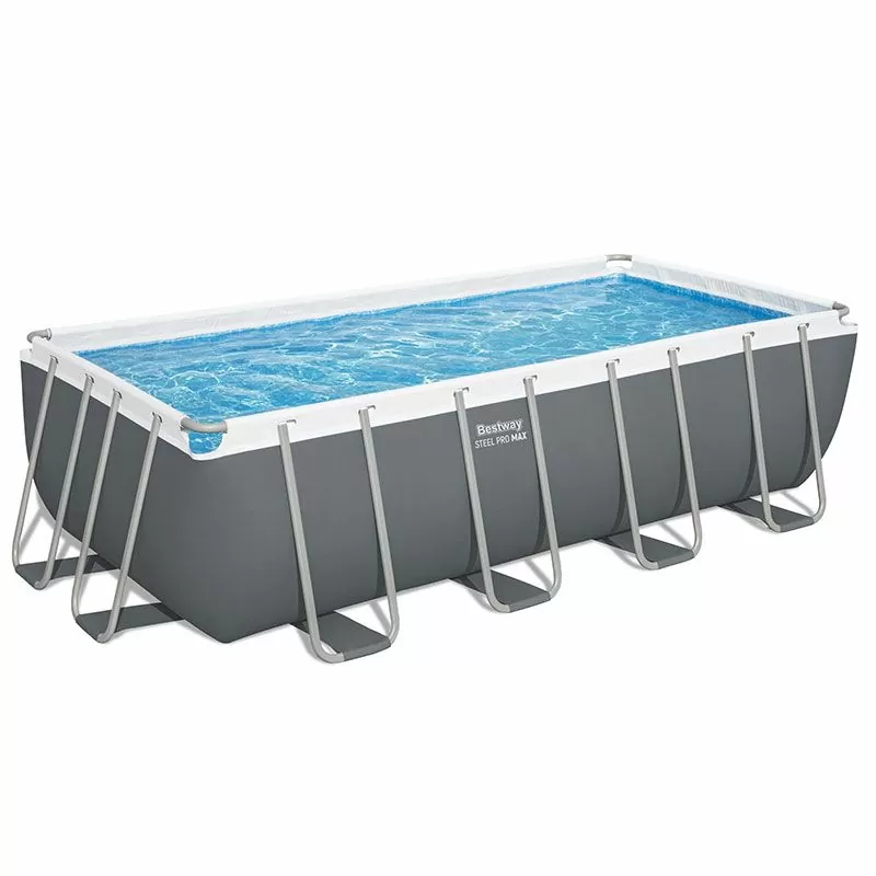 Piscine Bestway Rectangulaire Steel Pro Max à sable 4,88 x 2,44 x h1,22m Piscine Bestway Rectangulaire Steel Pro Max à sable 4,88 x 2,44 x h1,22m