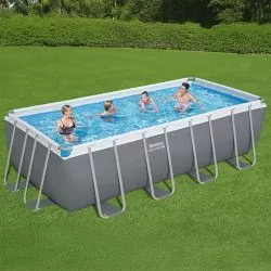 Piscine Bestway Rectangulaire Steel Pro Max à sable 4,88 x 2,44 x h1,22m