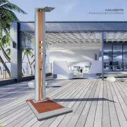 Caillebotis pour douche solaire Poolstar