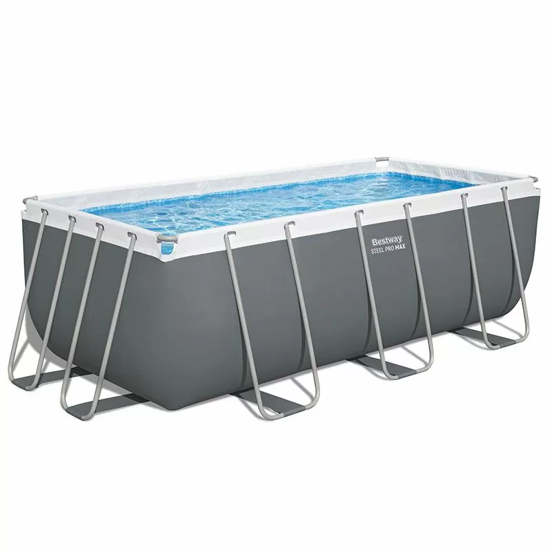 Piscine Bestway Rectangulaire Steel Pro Max 4,12 x 2,01 x h1,22m Piscine Bestway Rectangulaire Steel Pro Max 4,12 x 2,01 x h1,22m