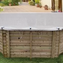 Bâche à barres pour piscine rectangulaire Ubbink